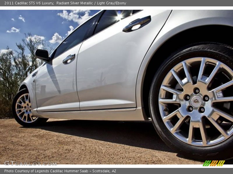 Radiant Silver Metallic / Light Gray/Ebony 2011 Cadillac STS V6 Luxury