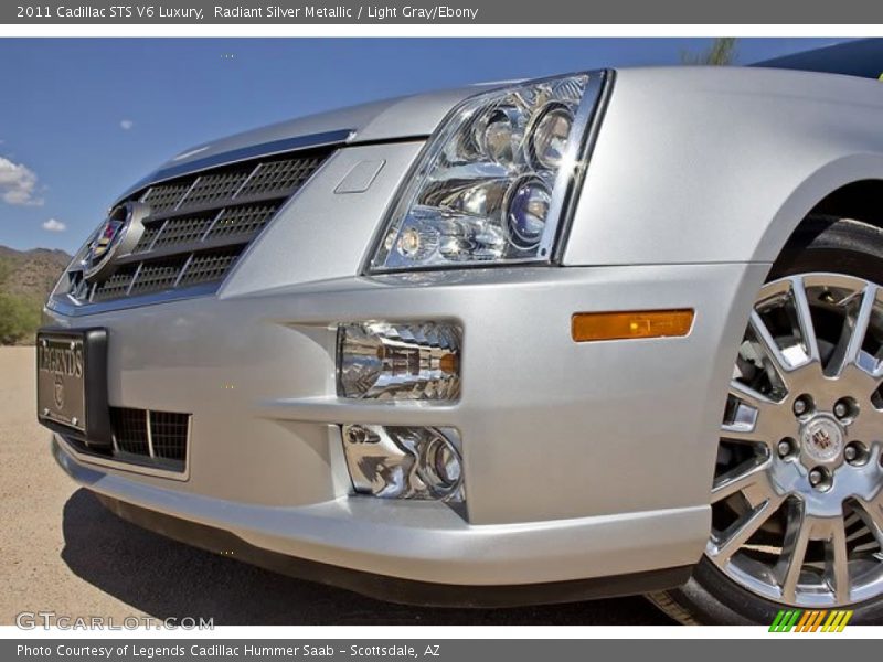 Radiant Silver Metallic / Light Gray/Ebony 2011 Cadillac STS V6 Luxury