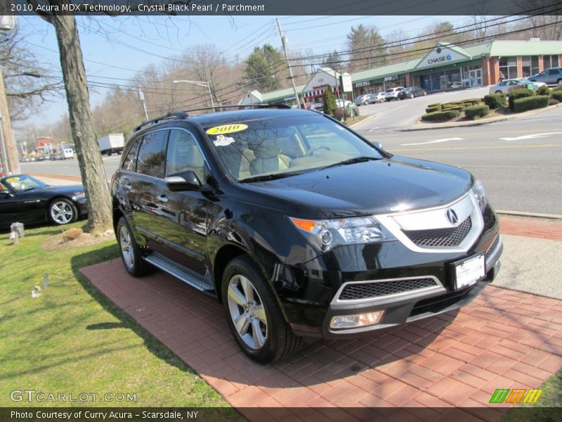 Crystal Black Pearl / Parchment 2010 Acura MDX Technology