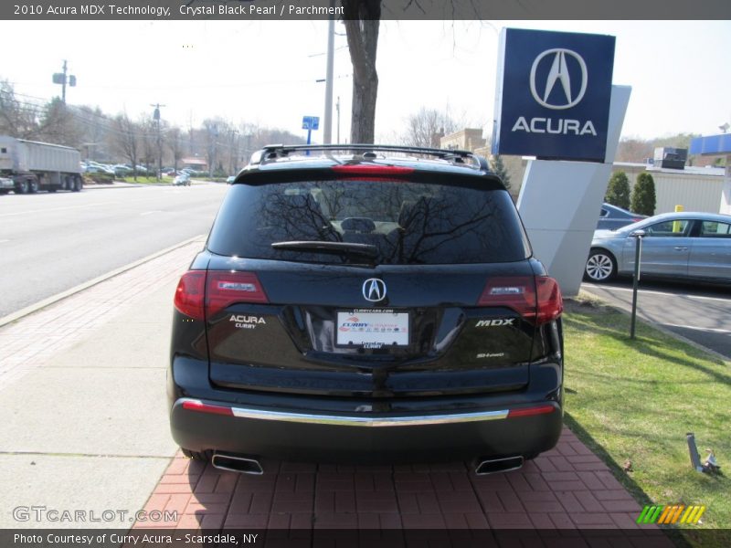 Crystal Black Pearl / Parchment 2010 Acura MDX Technology