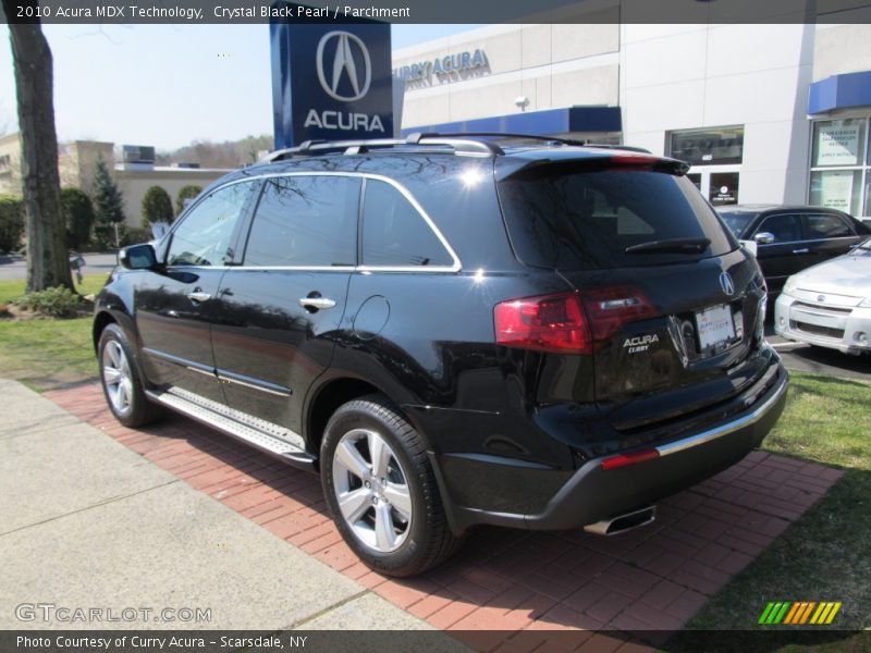 Crystal Black Pearl / Parchment 2010 Acura MDX Technology
