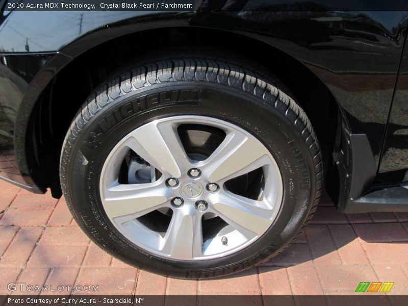 Crystal Black Pearl / Parchment 2010 Acura MDX Technology