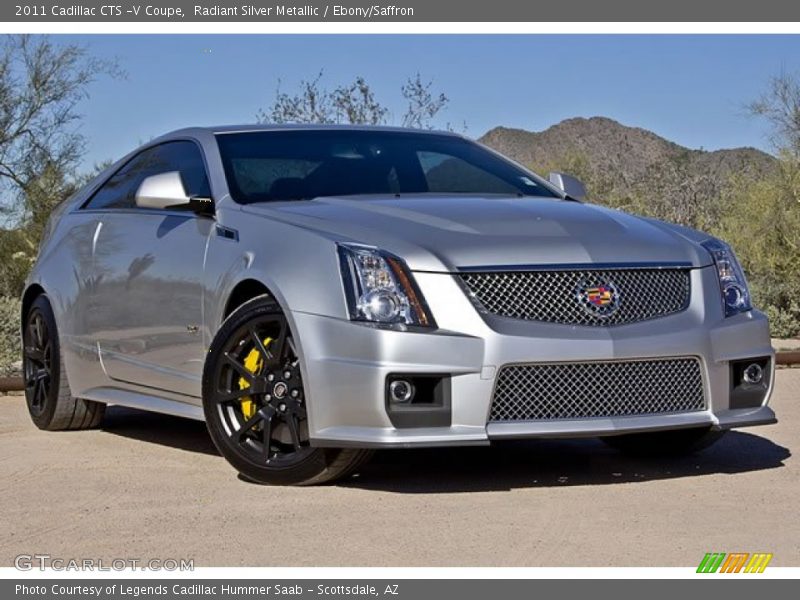 Front 3/4 View of 2011 CTS -V Coupe