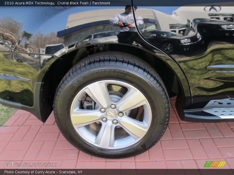 Crystal Black Pearl / Parchment 2010 Acura MDX Technology