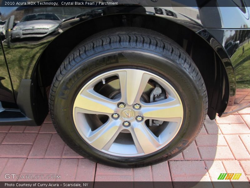 Crystal Black Pearl / Parchment 2010 Acura MDX Technology