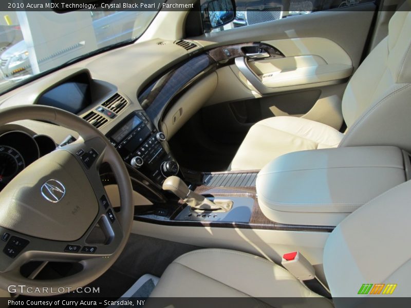 Crystal Black Pearl / Parchment 2010 Acura MDX Technology