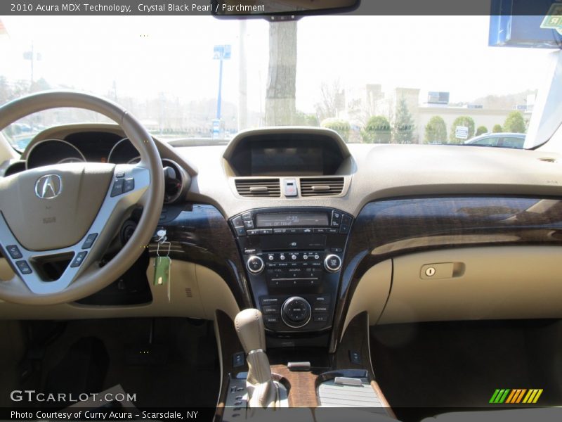 Crystal Black Pearl / Parchment 2010 Acura MDX Technology