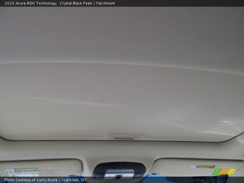 Crystal Black Pearl / Parchment 2010 Acura MDX Technology