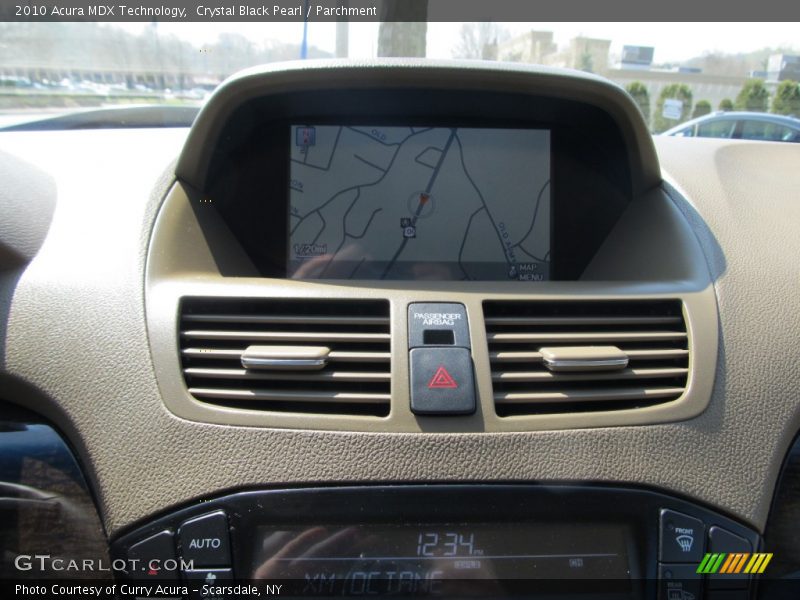 Crystal Black Pearl / Parchment 2010 Acura MDX Technology