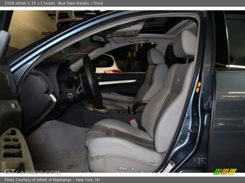Blue Slate Metallic / Stone 2008 Infiniti G 35 x S Sedan