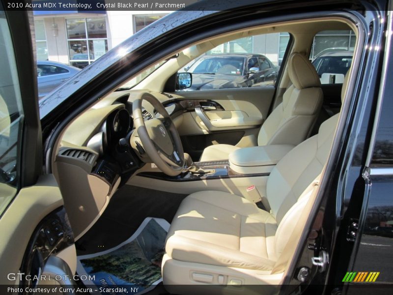 Crystal Black Pearl / Parchment 2010 Acura MDX Technology