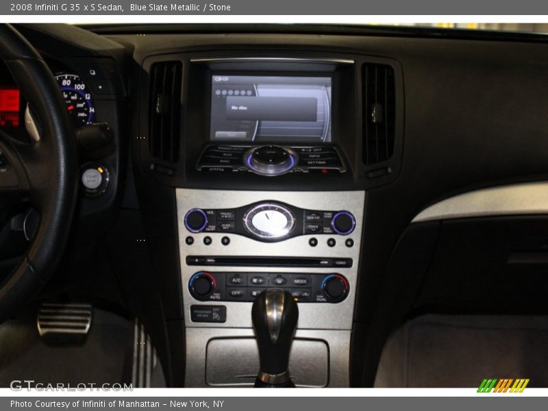 Blue Slate Metallic / Stone 2008 Infiniti G 35 x S Sedan