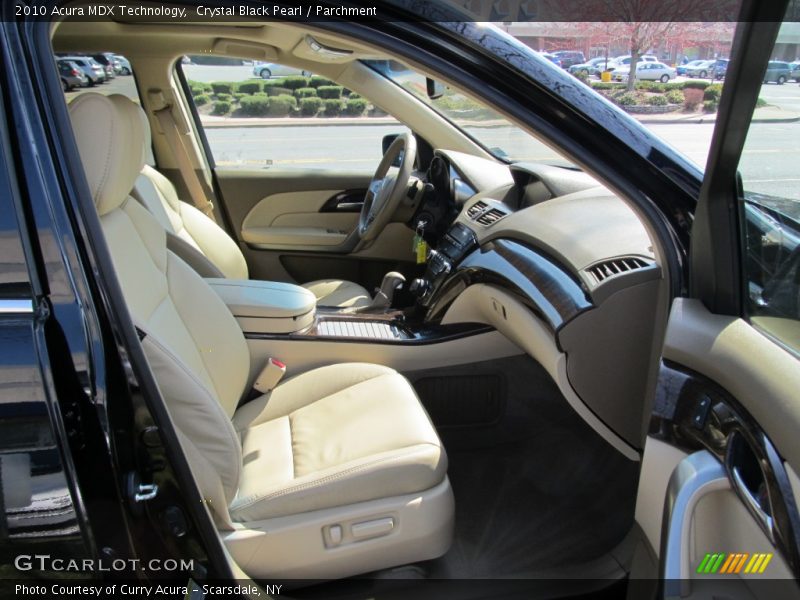 Crystal Black Pearl / Parchment 2010 Acura MDX Technology