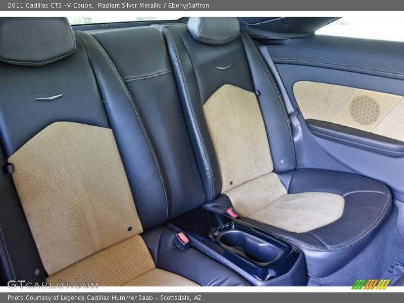 Rear Seat of 2011 CTS -V Coupe