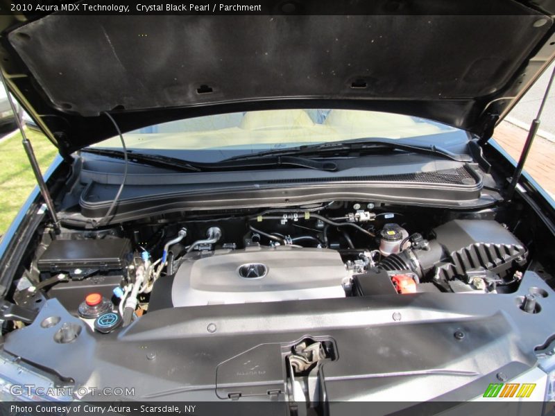 Crystal Black Pearl / Parchment 2010 Acura MDX Technology