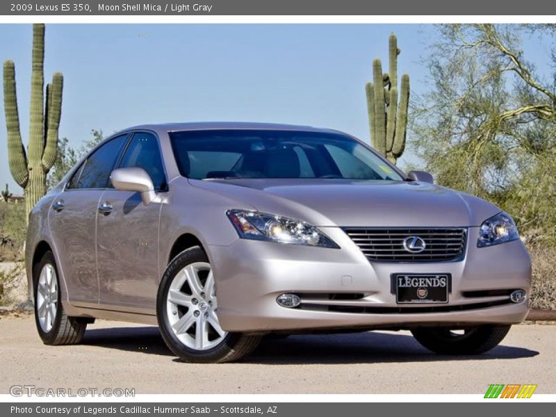 Moon Shell Mica / Light Gray 2009 Lexus ES 350