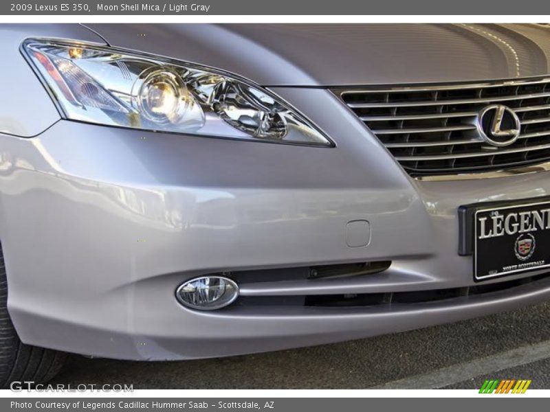 Moon Shell Mica / Light Gray 2009 Lexus ES 350