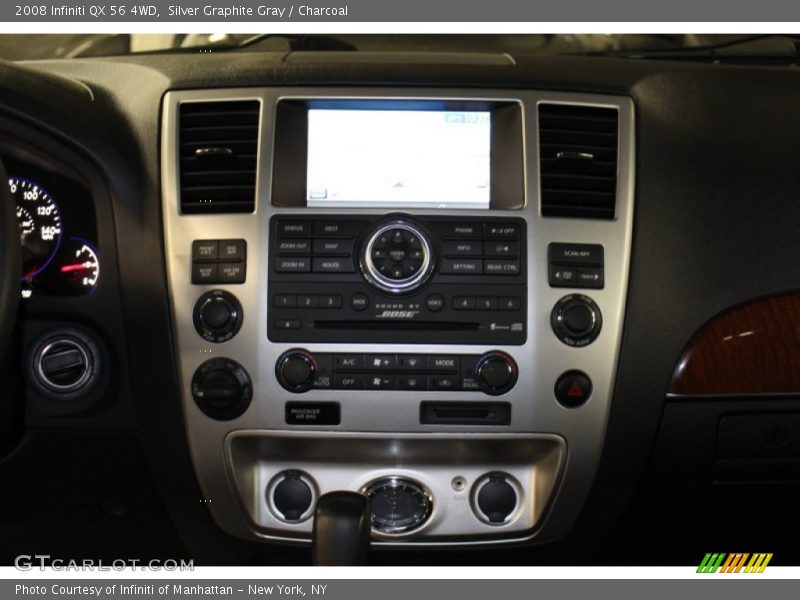 Silver Graphite Gray / Charcoal 2008 Infiniti QX 56 4WD