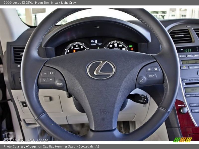 Moon Shell Mica / Light Gray 2009 Lexus ES 350