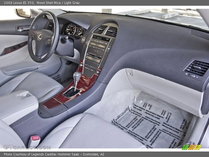 Moon Shell Mica / Light Gray 2009 Lexus ES 350