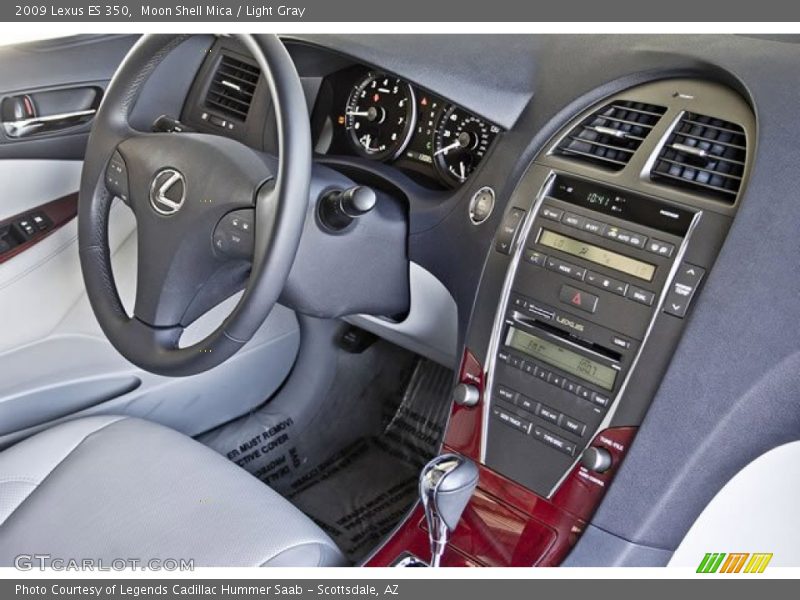 Moon Shell Mica / Light Gray 2009 Lexus ES 350
