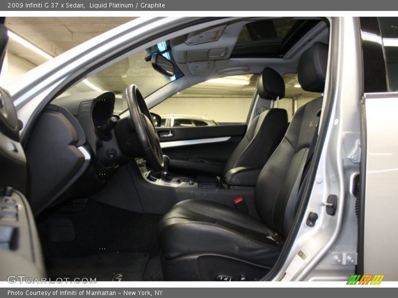 Liquid Platinum / Graphite 2009 Infiniti G 37 x Sedan