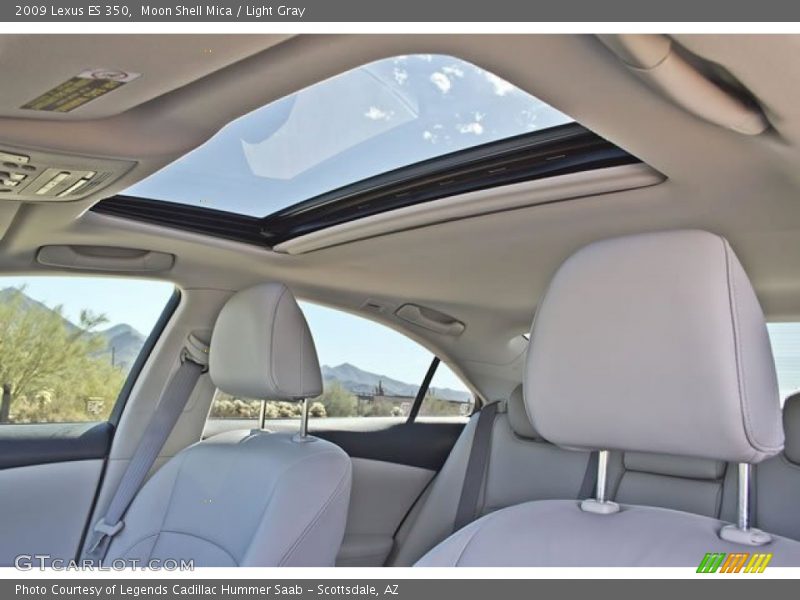 Moon Shell Mica / Light Gray 2009 Lexus ES 350