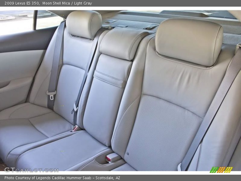 Moon Shell Mica / Light Gray 2009 Lexus ES 350