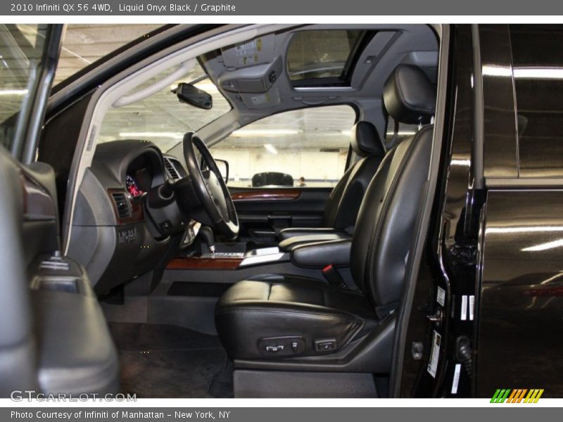 Liquid Onyx Black / Graphite 2010 Infiniti QX 56 4WD