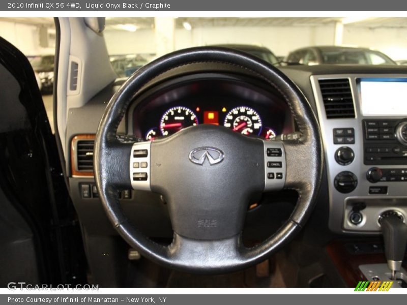 Liquid Onyx Black / Graphite 2010 Infiniti QX 56 4WD