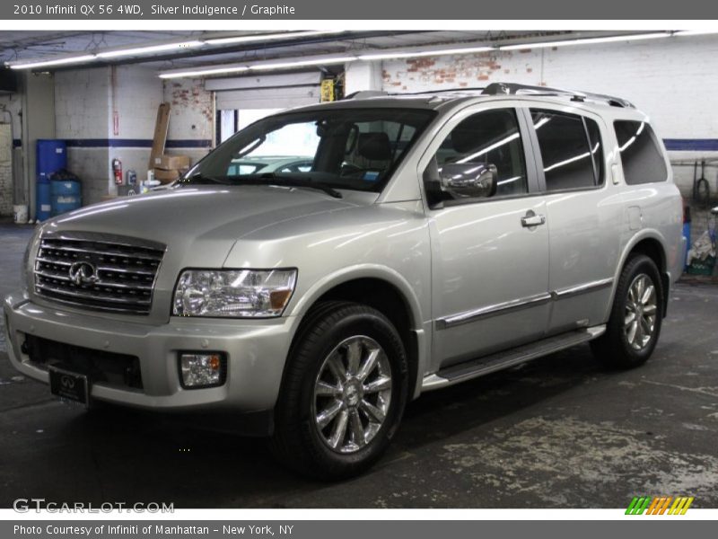 Silver Indulgence / Graphite 2010 Infiniti QX 56 4WD