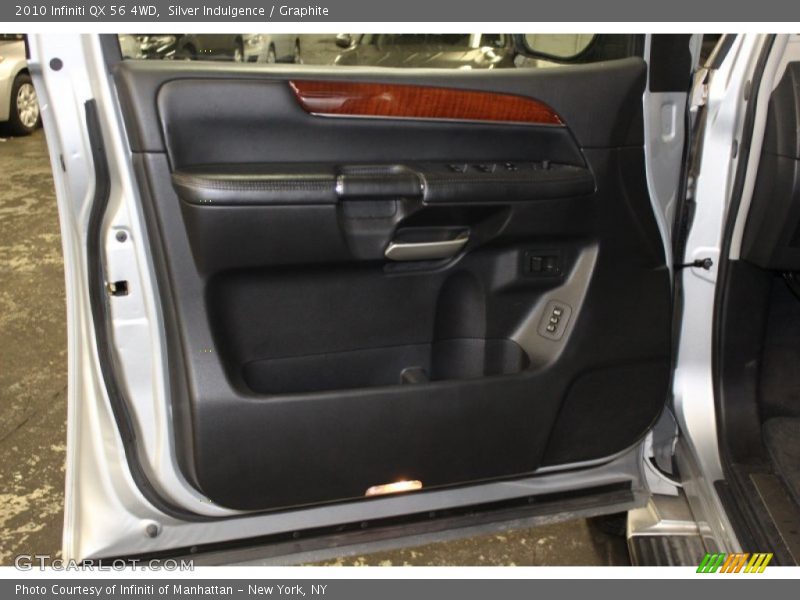Silver Indulgence / Graphite 2010 Infiniti QX 56 4WD