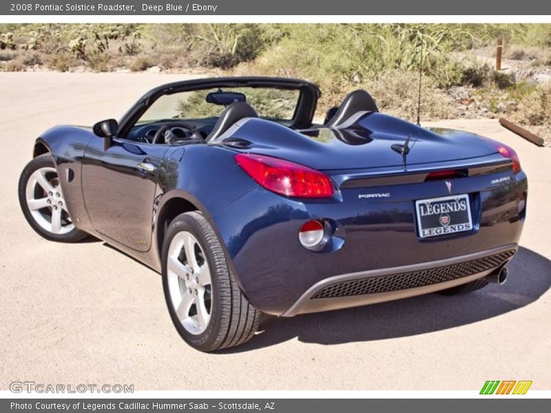 Deep Blue / Ebony 2008 Pontiac Solstice Roadster