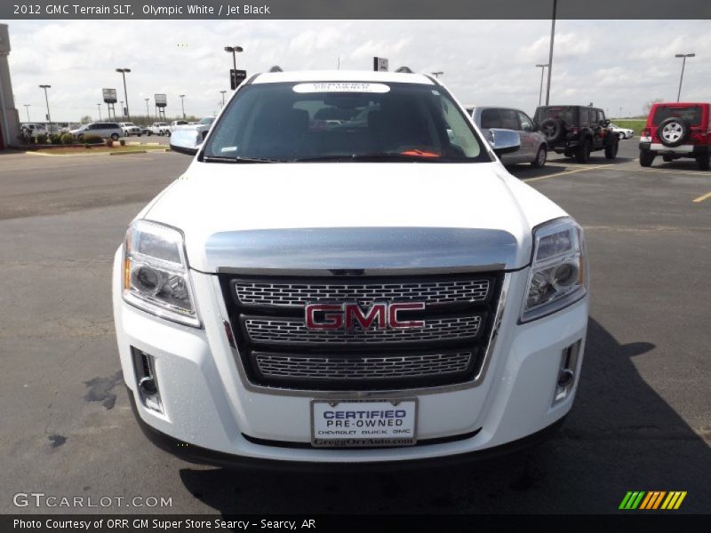 Olympic White / Jet Black 2012 GMC Terrain SLT