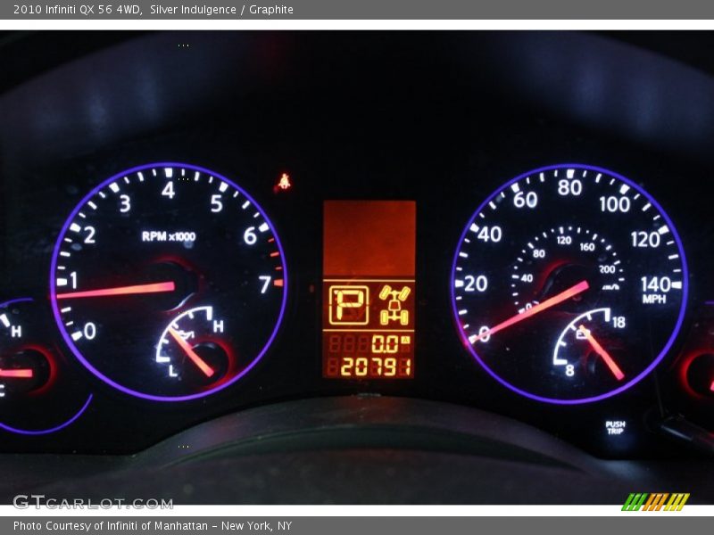 Silver Indulgence / Graphite 2010 Infiniti QX 56 4WD