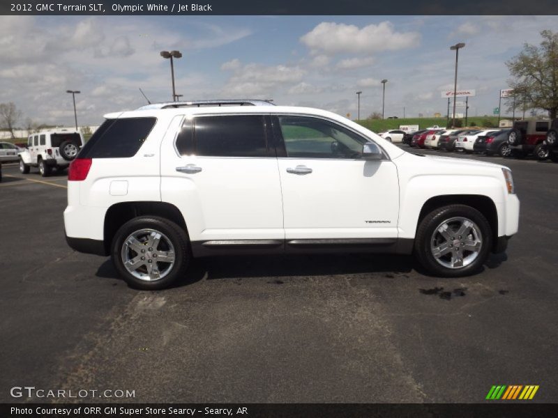 Olympic White / Jet Black 2012 GMC Terrain SLT