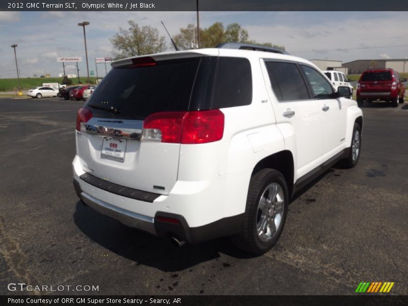 Olympic White / Jet Black 2012 GMC Terrain SLT