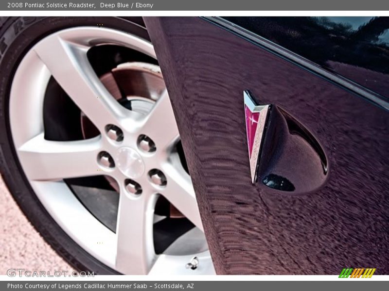 Deep Blue / Ebony 2008 Pontiac Solstice Roadster