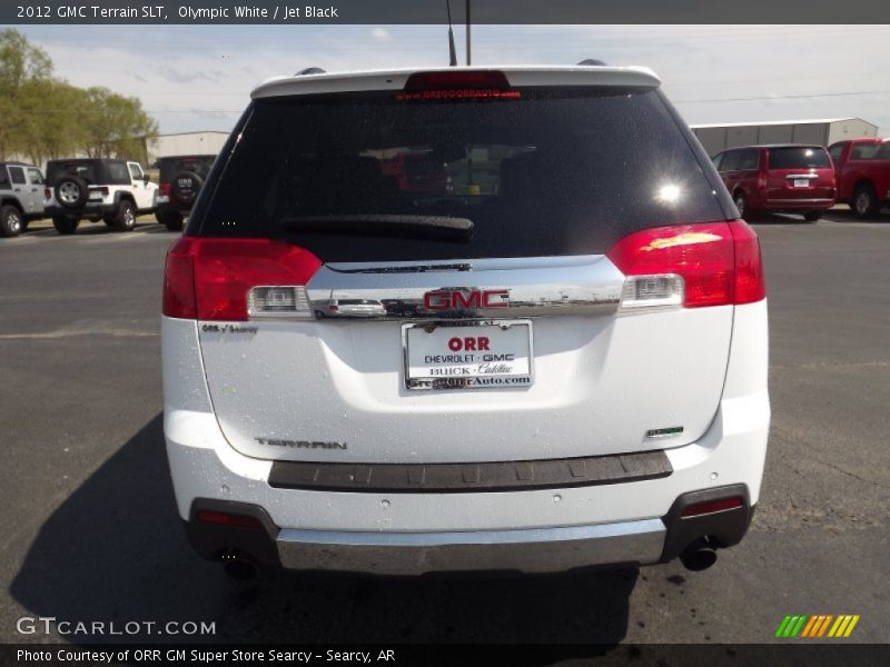Olympic White / Jet Black 2012 GMC Terrain SLT