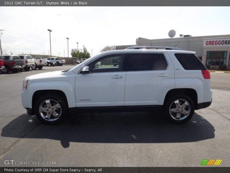 Olympic White / Jet Black 2012 GMC Terrain SLT