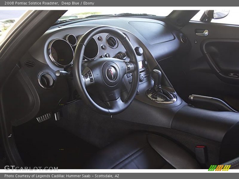  2008 Solstice Roadster Ebony Interior