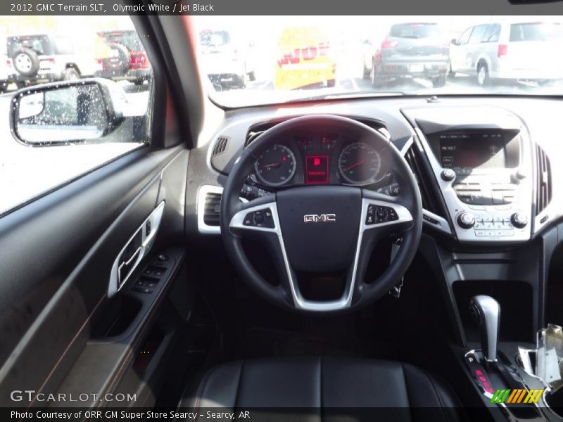Olympic White / Jet Black 2012 GMC Terrain SLT