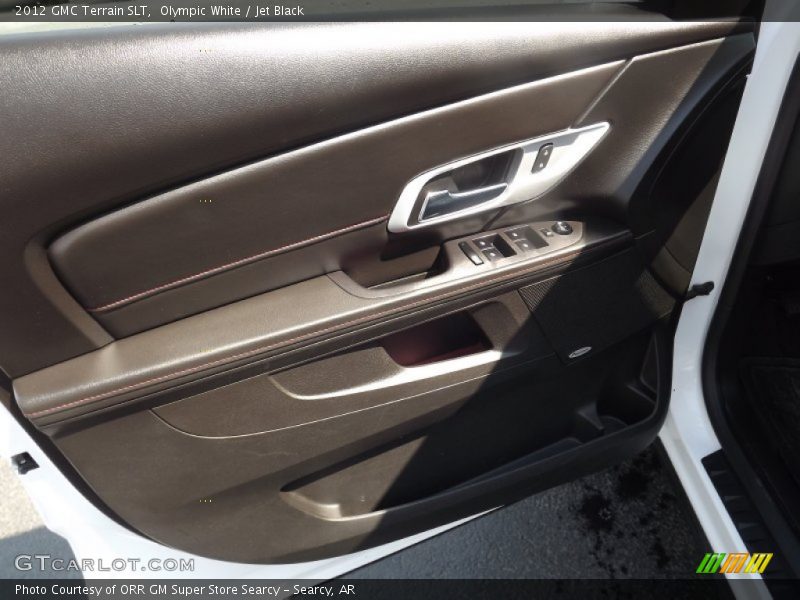 Olympic White / Jet Black 2012 GMC Terrain SLT