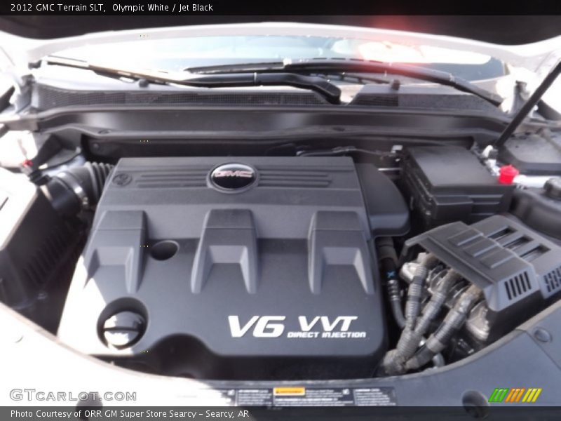 Olympic White / Jet Black 2012 GMC Terrain SLT