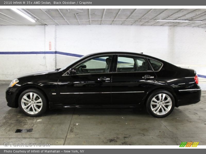 Black Obsidian / Graphite 2010 Infiniti M 35x AWD Sedan