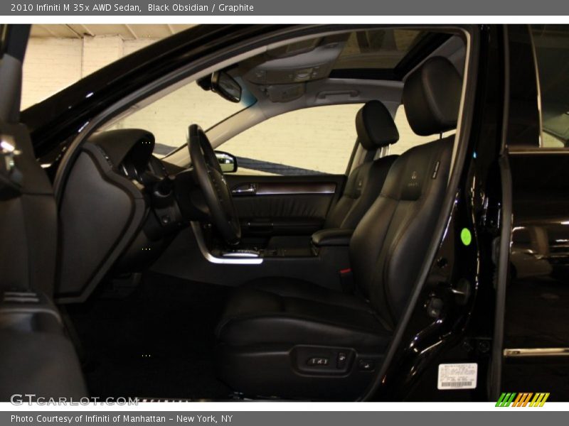 Black Obsidian / Graphite 2010 Infiniti M 35x AWD Sedan