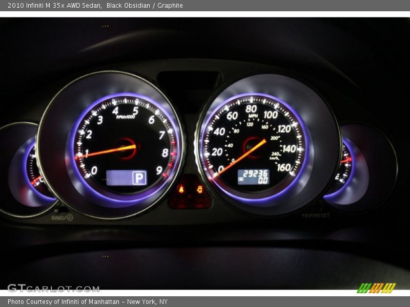 Black Obsidian / Graphite 2010 Infiniti M 35x AWD Sedan