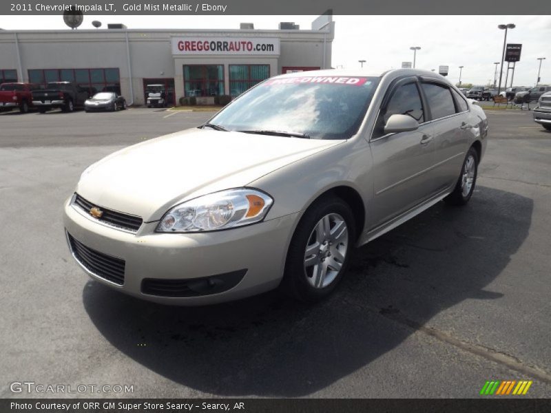 Gold Mist Metallic / Ebony 2011 Chevrolet Impala LT