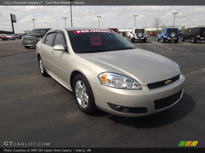 Gold Mist Metallic / Ebony 2011 Chevrolet Impala LT