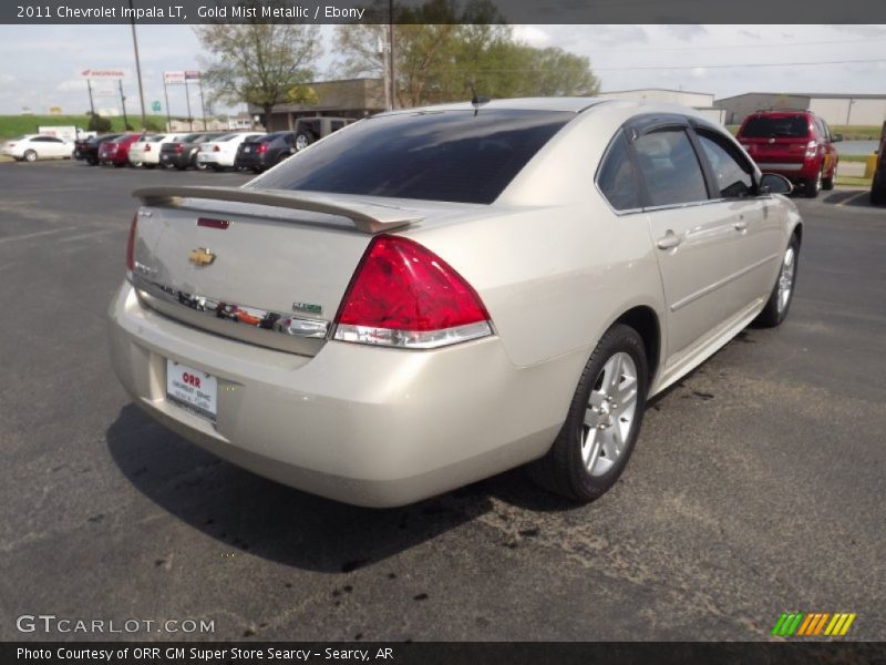 Gold Mist Metallic / Ebony 2011 Chevrolet Impala LT